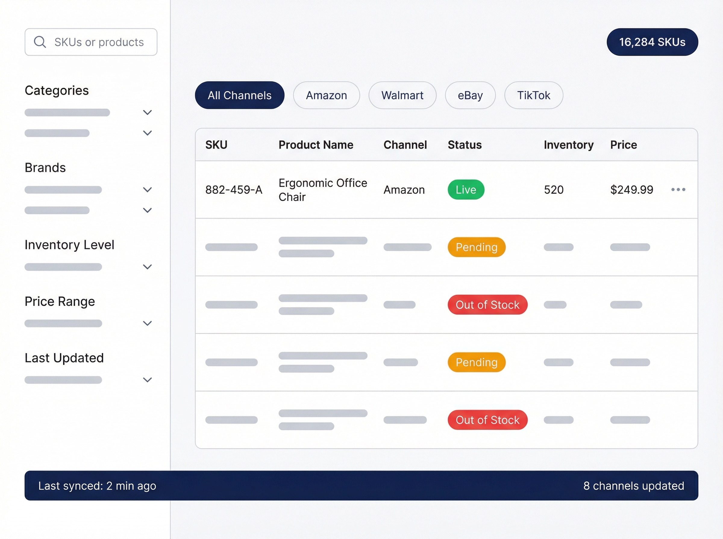eBizHub Listings Management — Centralized Multichannel Listing Control